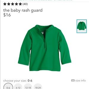 Primary brand baby rash guard
